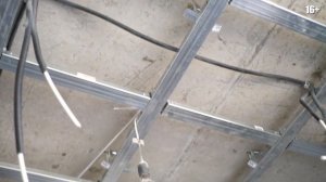 Потолок из гипсокартона / Каркас под потолок / Как сделать потолок из гипсокартона