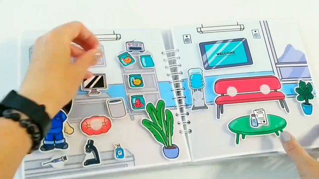 Альбом на липучках Тока Бока Больница смотреть онлайн