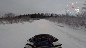 Kelkkailua 8.1.2023 - Lynx Adventure GT 600 SDi - 2006