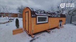 #Баня-квадро 6 метров #баня-бочка