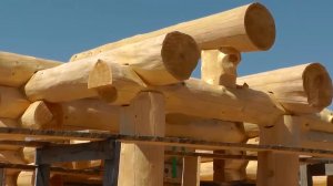 Большой диаметр бревна сруба