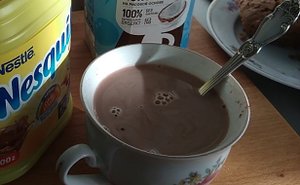 Вкусное какао на кокосовом молоке.mp4