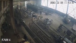падение кран балки