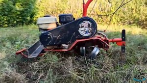 ⚡️Как ПОДНЯТЬ ?ЦЕЛИНУ МОТОБЛОКОМ?? Raise virgin soil with a walk-behind tractor? 用手扶拖拉機耕種原始土壤？