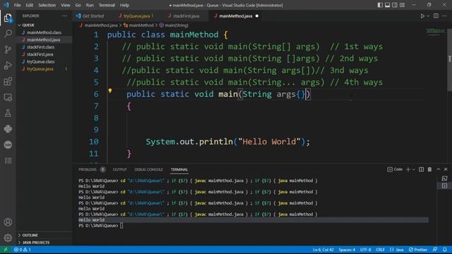 Do you know : 8 ways to write the main method in Java