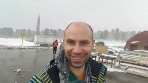 Дорога на Семинский перевал в Горном Алтае.