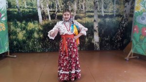 Вислогузова Анна -  "Тарантасик на мазе "  (Русская народная песня)