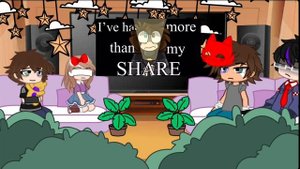 Past Afton family react to future Evan! / #fnaf / #gacha / part 2-4