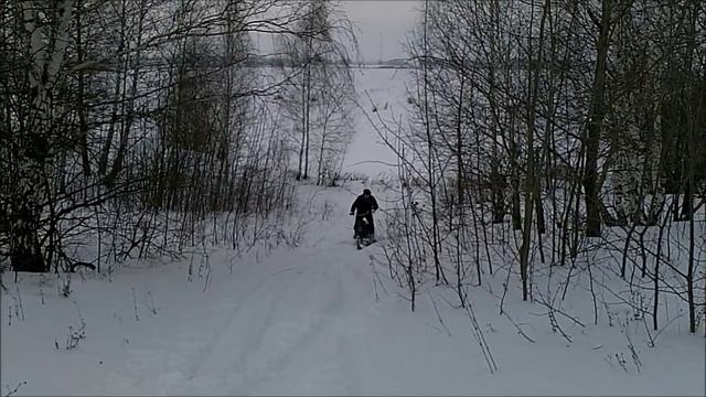 снегоцикл мини МИКС Х с одной управляемой лыжей смотреть онлайн