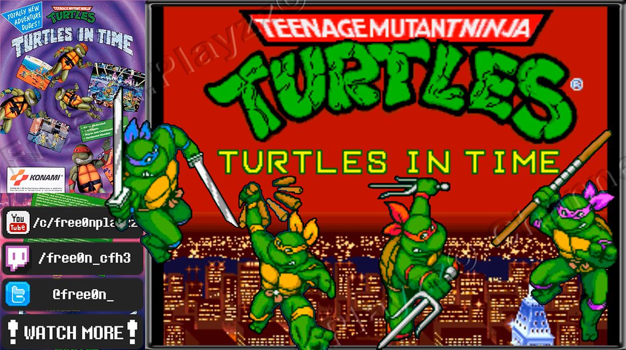 Teenage Mutant Ninja Turtles: Turtles in Time (1991) - #АРКАДНЫЕ АВТОМАТЫ #KONAMI | Ретро-игры смотреть онлайн