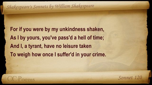 Sonnet 120 by William Shakespeare смотреть онлайн