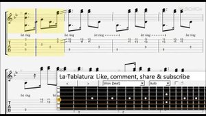 Tango - Francisco Tárrega - Guitar TAB tutorial