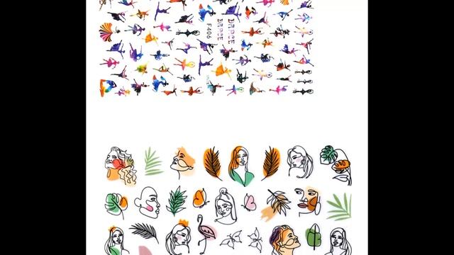 Наклейки для ногтей смотреть онлайн