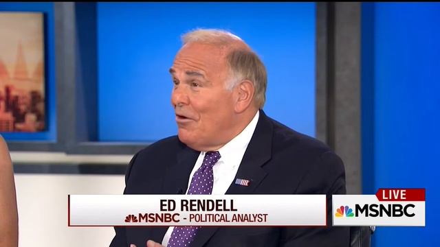 On MSNBC, Fmr DNC Chair Ed Rendell Criticizes Clinton Campaign Strategy смотреть онлайн
