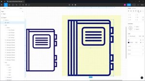 How to use OUTLINE STROKE and FLATTEN for Pixel Perfect icons in FIGMA | Free Figma Course| Lesson