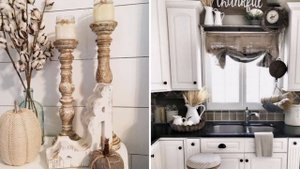 ❤DIY Rustic Shabby chic style Fall home decor Ideas❤ | Home decor & Interior design| Flamingo Mango