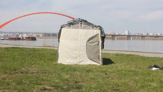 Видеоинструкция по сборке зимней палатки серии W. смотреть онлайн