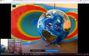 Демонстрация работы учебного комплекса дополненной реальности (AR) к комплекту «Терра»