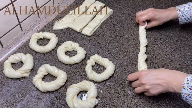 ТУРЕЦКИЕ БУЛОЧКИ АЧМА(быстрая лепка) ⭐️ TURKISH ACHMA BUNS (Quick modeling)