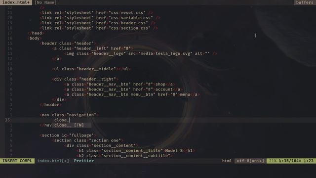 Build a Tesla Landing Page Clone with HTML, CSS & JAVASCRIPT | Full page animations with FullpageJS