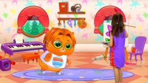 Веселые истории для детей как Арина и котик Bubbu играют в игре | Арина, Бубу и гигантская крыса