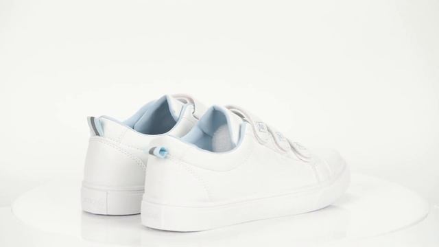 Белые кеды из кожи HBD05-2 смотреть онлайн