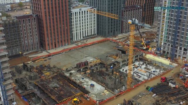 ЖК «Метрополия» | Сентябрь 2022 | Промежуточный отчет о динамике строительства | MR Group