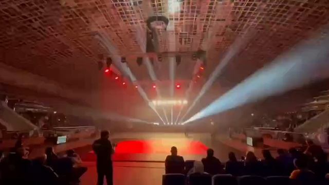 Световое шоу на открытие международного турнира TWWBJJ в Краснодаре