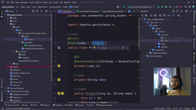 Spring в Docker, Posgres  в Docker с помощью docker-compose и Dockerfile