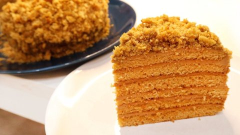 Нежнейший МЕДОВИК без РАСКАТКИ за ПОЛЧАСА