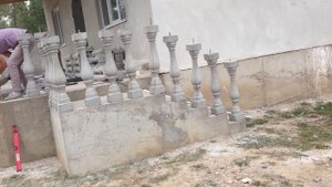 установка монтаж балясин