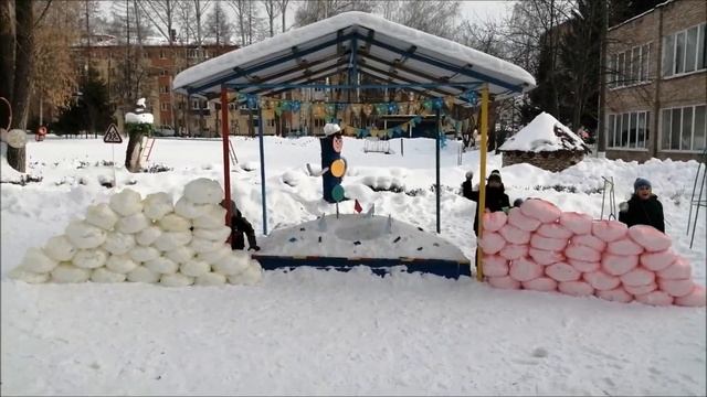 Арт объект на территории детского сада №11 "Якорек"