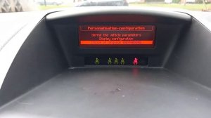 Peugeot 207 language settings