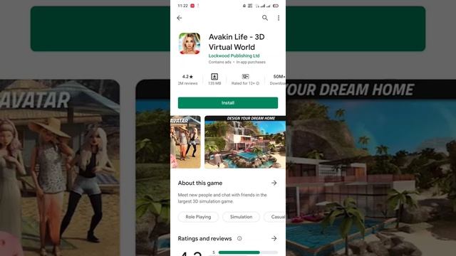 Avakin Life - 3D Virtual world Android Game Is Installing Coming Soon Gameplay