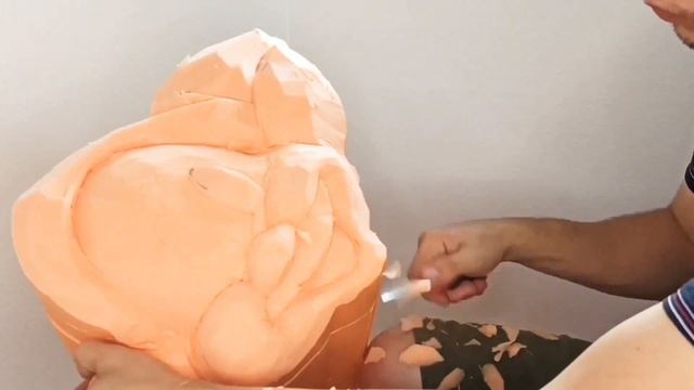 Изготовление гнома из пеноплэкса