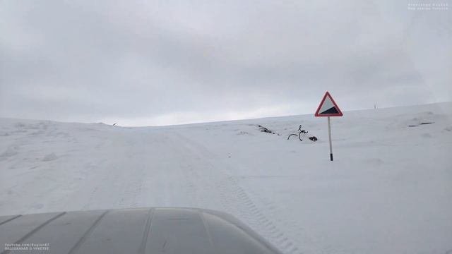 Добираемся из города Анадырь в село Лорино. Чукотский район. Дальний Восток. Арктика. Зимник.