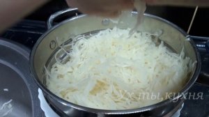 Когда есть капуста и пару яиц - готовим запеканку на сковороде.