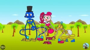 МАМА И ПАПА ПРОТИВ ДЕДУШКИ И БАБУШКИ ДЛИННЫЕ НОГИ! Поппи Плейтайм Poppy Playtime 2 Мультик Анимация