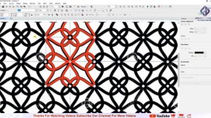 2D jali design In Corel draw