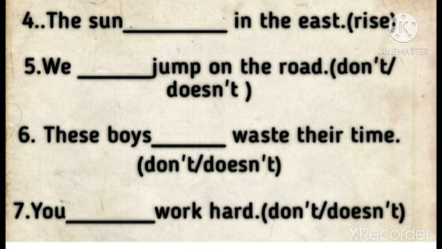 By Ahana Hussain 90 days challenge | best video for practice present simple|| (Exercise -1) смотреть онлайн