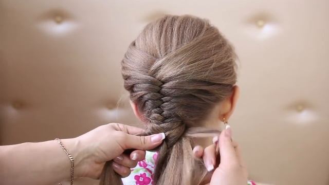 Плетение волос, косичка " рыбий хвост " Hair Braid "Fish Tail" смотреть онлайн