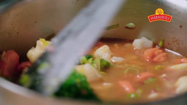 Пряный овощной суп пюре