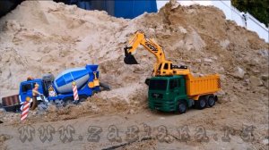 Экскаватор на радиоуправлении