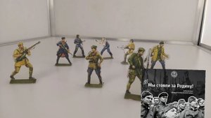Бумажные солдатики своими руками .DIY paper soldiers