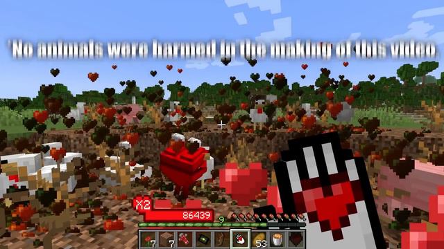 Minecraft but I Gain 1 BILLION Hearts смотреть онлайн