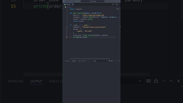 Как получить Orderbook на бирже BingX #python #pythonalgotrading #bingx