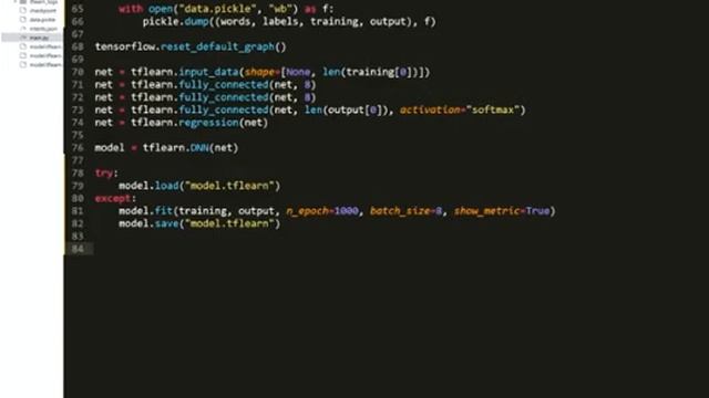 Python Chat Bot Tutorial - Chat bot with Deep Learning (Part 4)