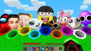 ЗОМБАК НАШЁЛ КРУГЛЫЕ ЯМЫ В МАЙНКРАФТ