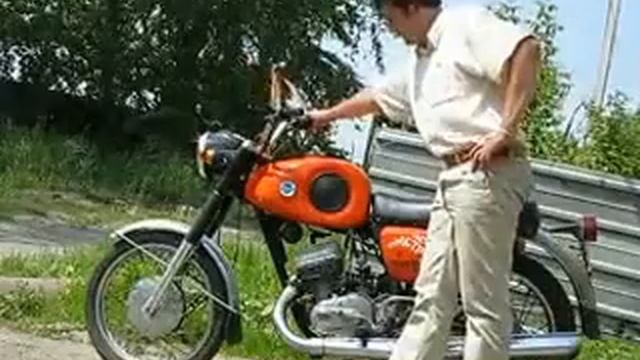 Работа мотоцикла ИЖ Планета Спорт смотреть онлайн