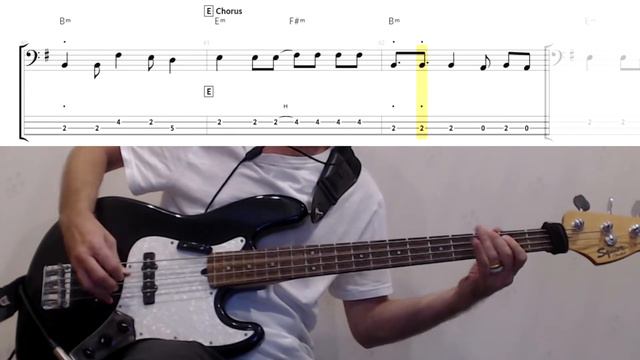 When the Sun Goes Down by Arctic Monkeys - Bass Cover (tablature & notation included)